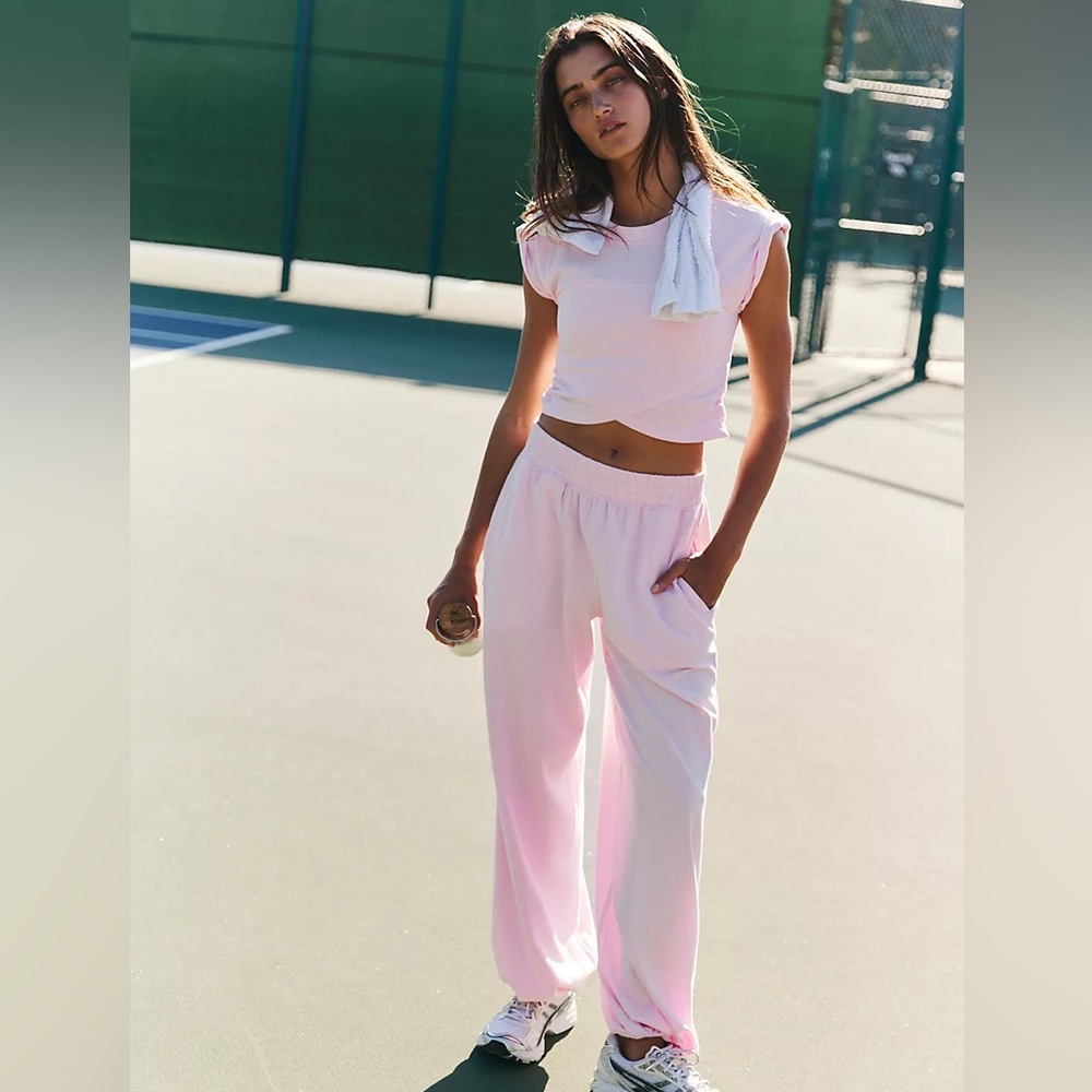 Hot Shot Crossover Set by Free People Pink Set
